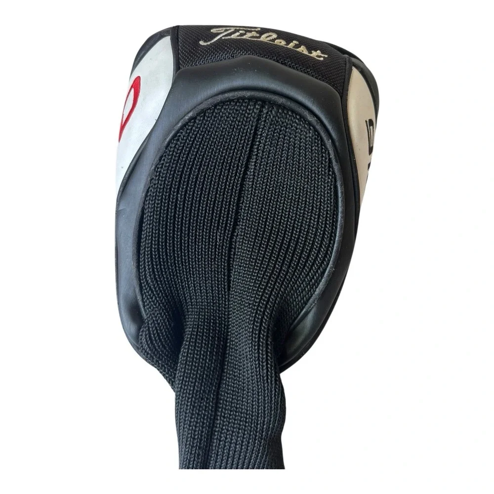 Titleist 910D Driver Headcover Golf Club Head Cover White Black Red Sock